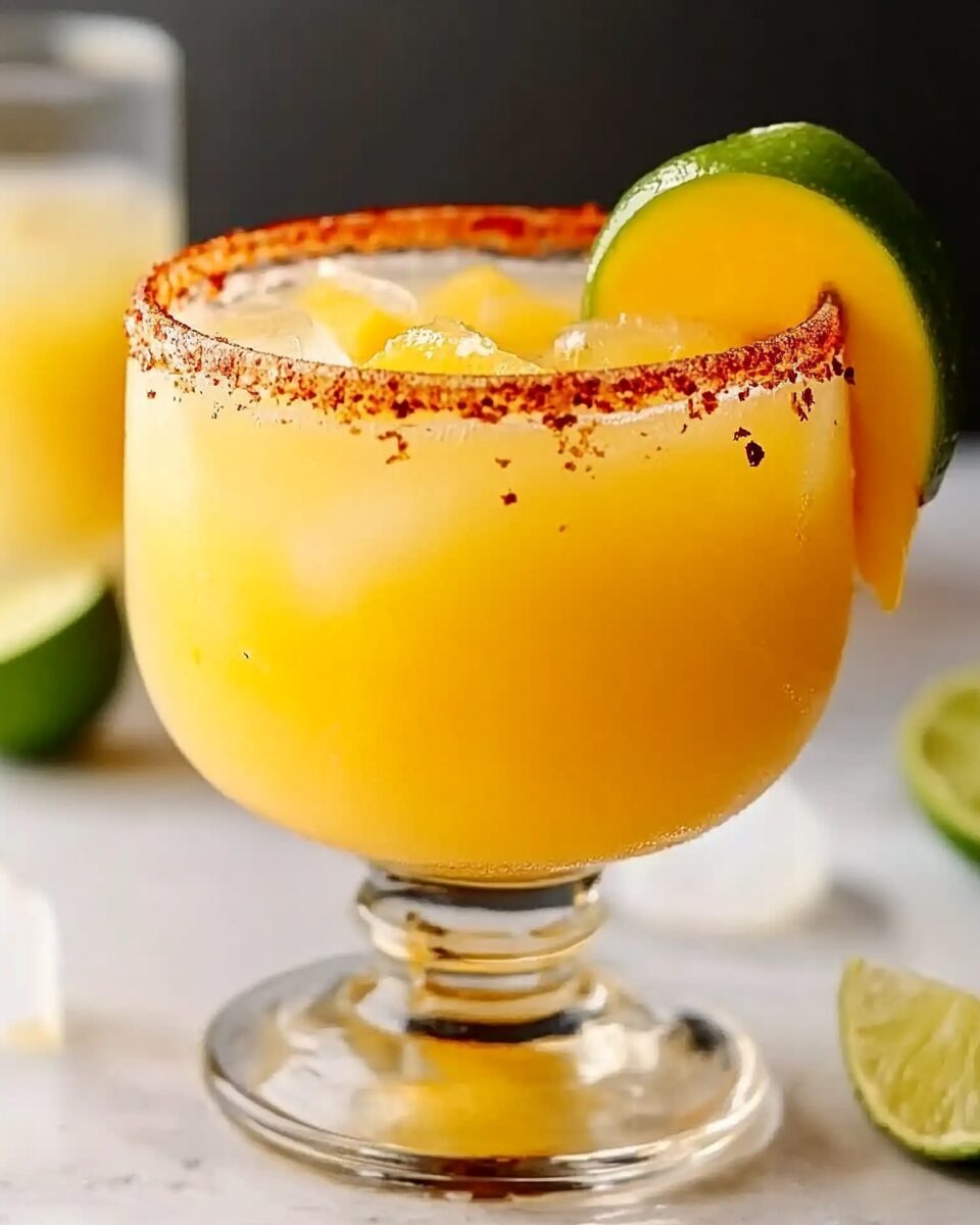 Hot Honey Spicy Mango Margarita