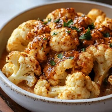 Moroccan Cauliflower with Tahini-Honey