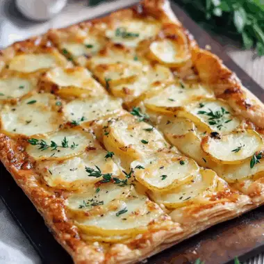 Puff Pastry Potato Tart