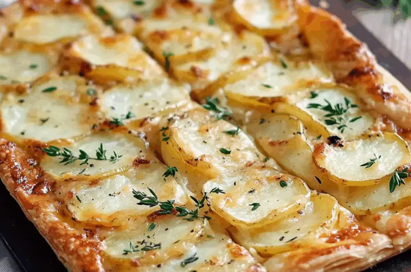 Puff Pastry Potato Tart