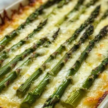 Cheesy Baked Asparagus