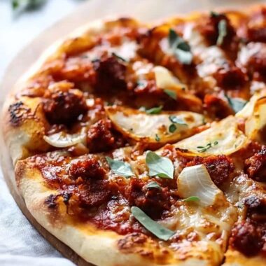 Spicy Chorizo Pizza