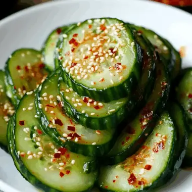 Spicy Korean Cucumber Salad
