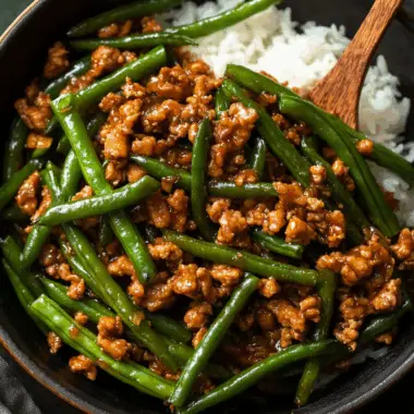 Pork Stir Fry with Green Beans