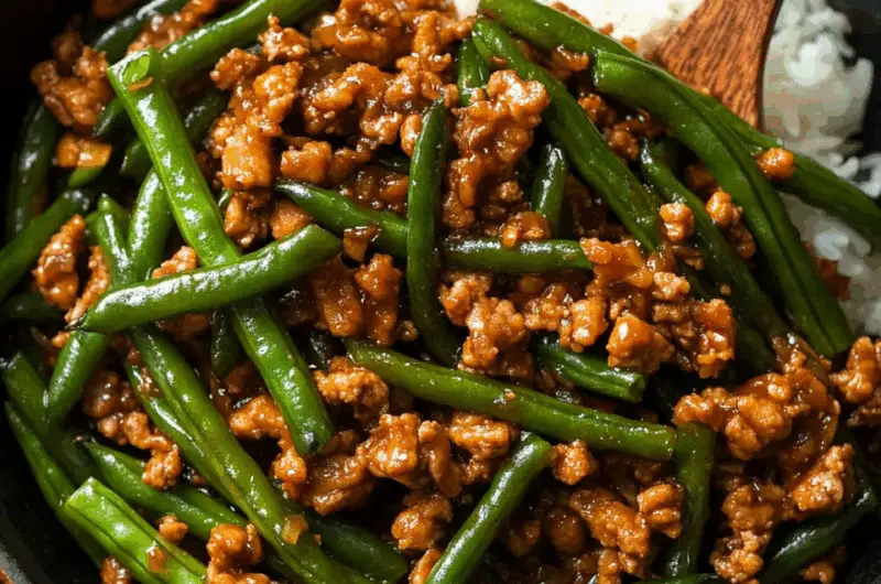 Pork Stir Fry with Green Beans