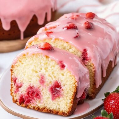 Strawberry Pound Cake