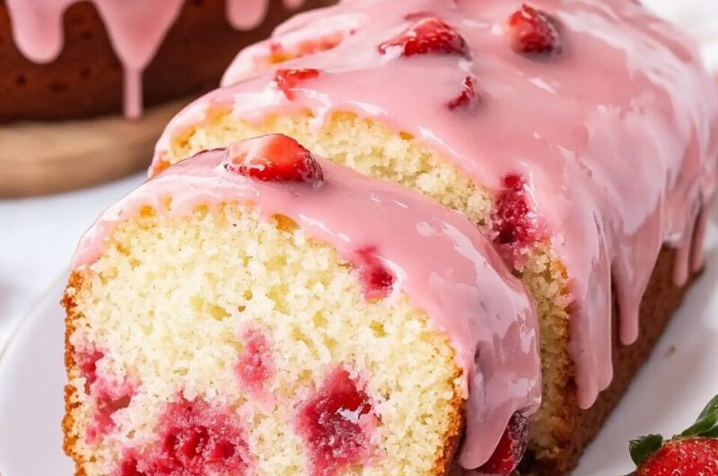 Strawberry Pound Cake