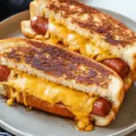 Air Fryer Grilled Cheese Hot Dogs
