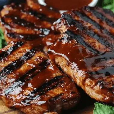 Barbecued Pork Steaks