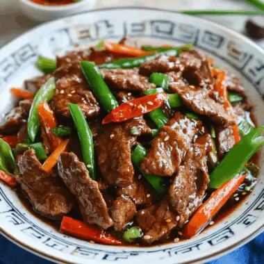 Beef with Black Bean Sauce