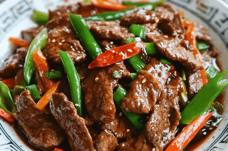Beef with Black Bean Sauce
