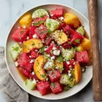 Summer Peach Watermelon Salad