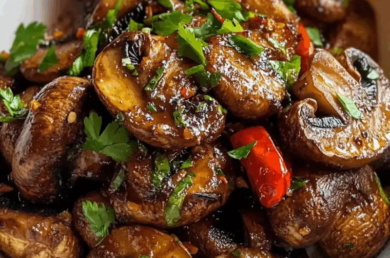 Crispy Chili Garlic Mushroom
