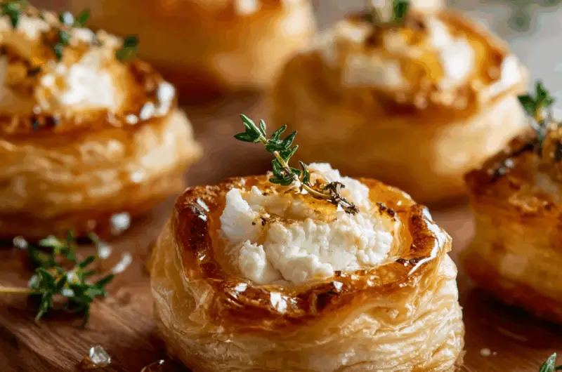 Goat Cheese and Honey Bites