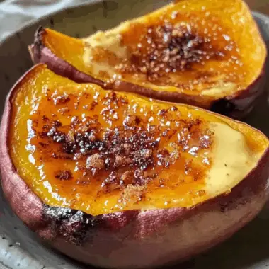 Japanese Sweet Potato Creme Brulee