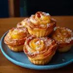 Peach Pie Cruffins
