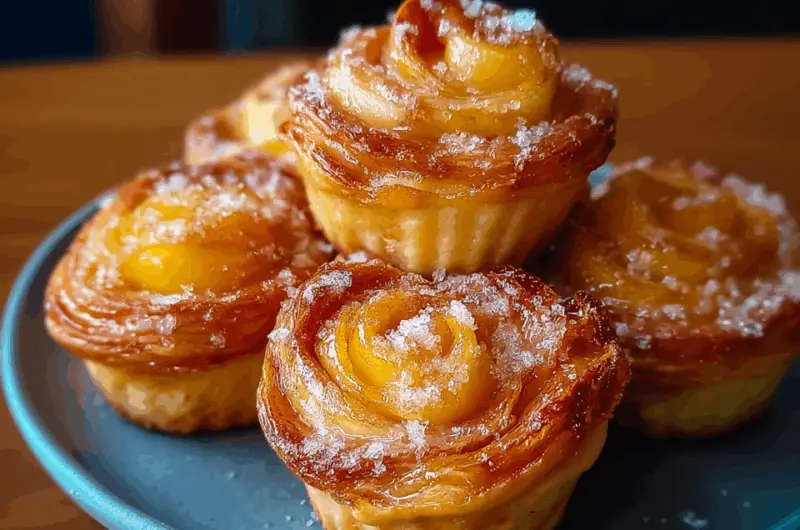 Peach Pie Cruffins
