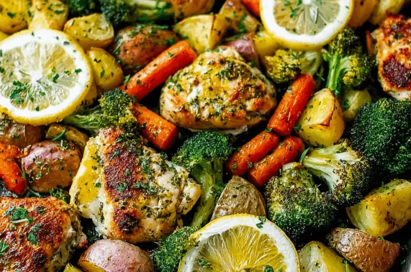 Sheet Pan Lemon Herb Chicken and Vegetables