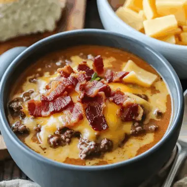 Bacon Cheeseburger Soup