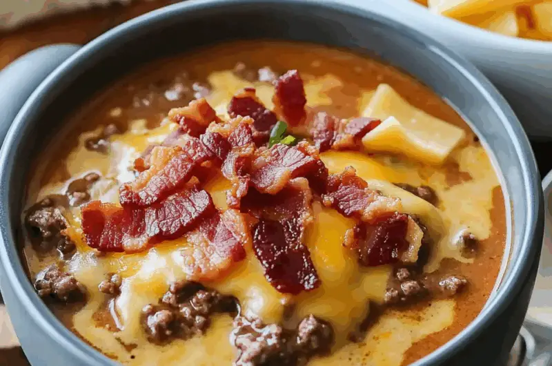 Bacon Cheeseburger Soup