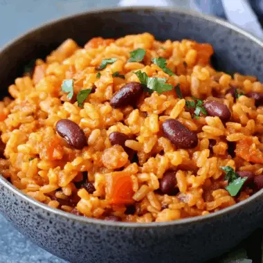 Spanich Rice and Beans