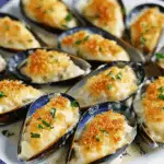 Stuffed Baked Mussels (Baked Tahong)