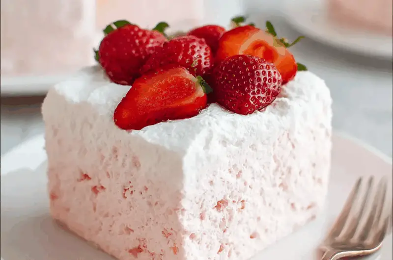Strawberry Cloud Cake