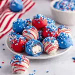 4th of July Oreo Cream Cheese Balls