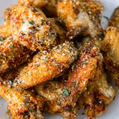 Crispy Garlic Parmesan Wings
