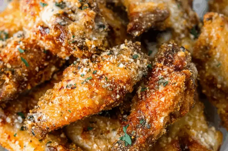 Crispy Garlic Parmesan Wings
