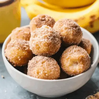 2-Ingredient Banana Donut Holes