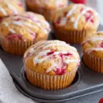 Juicy Strawberry Yogurt Muffins