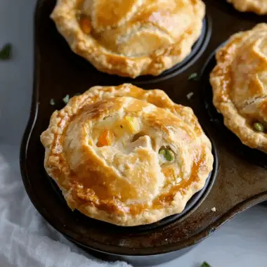 Muffin Tin Chicken Pot Pies