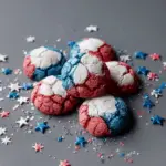 Patriotic Crinkle Cookies