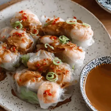 Rice Paper Shrimp Rolls