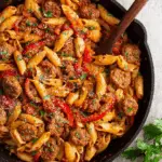 20-Minute Sausage Pasta Skillet