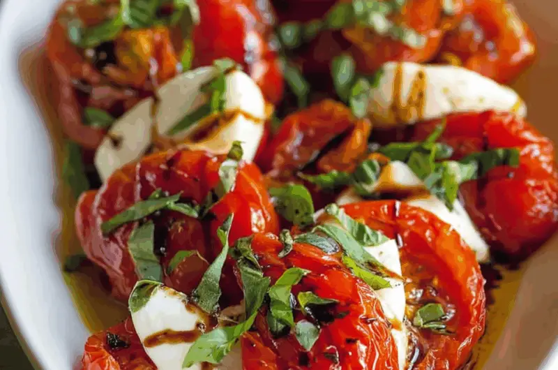 Barefoot Contessa Roasted Tomato Caprese Salad