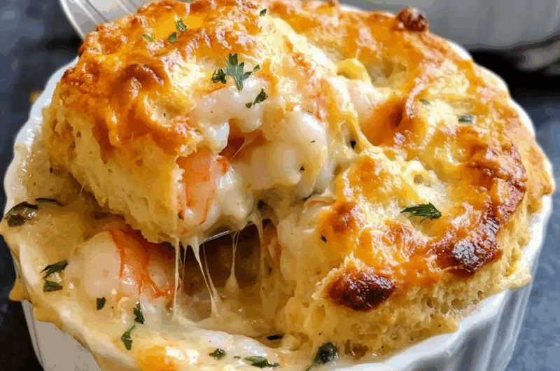 Cheddar Bay Biscuit Seafood Pot Pie