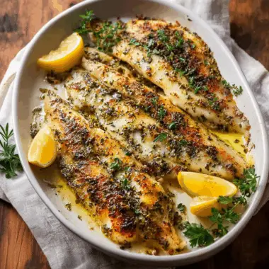 Citrus & Herb Oven-Baked Catfish