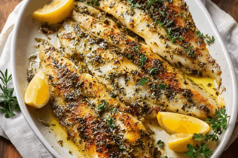Citrus & Herb Oven-Baked Catfish
