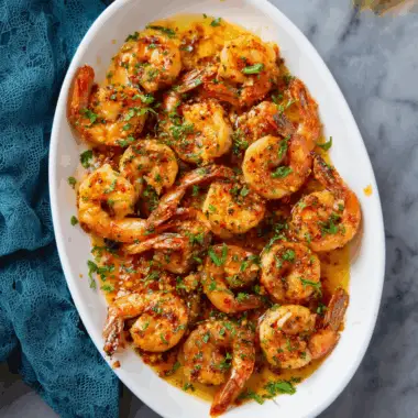 Hawaiian Garlic Shrimp
