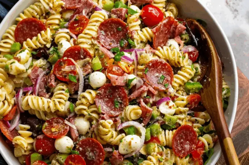 Italian Dressing Pasta Salad