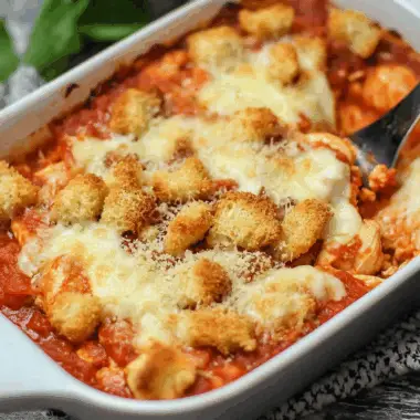 Chicken Parmesan Bake