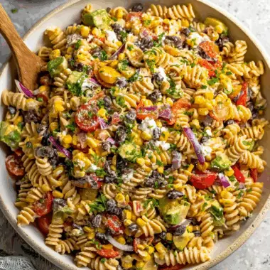 Mexican Pasta Salad With Creamy Dressing