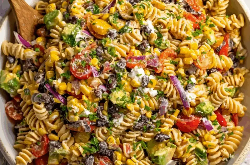 Mexican Pasta Salad With Creamy Dressing