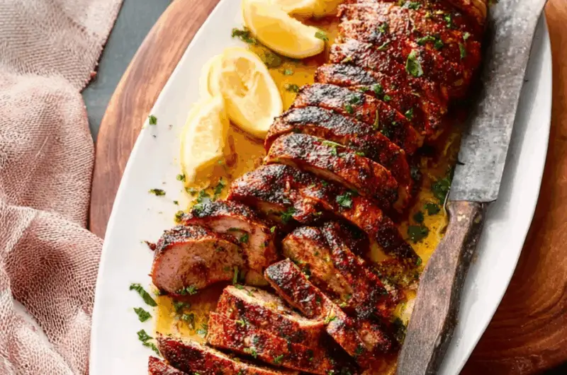 Oven-Roasted Chile Citrus Pork Tenderloin