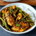 Turmeric Chicken and Asparagus
