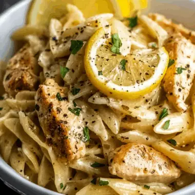 Zesty Lemon Pepper Chicken Pasta