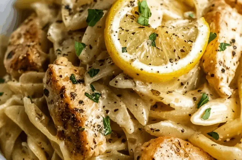 Zesty Lemon Pepper Chicken Pasta