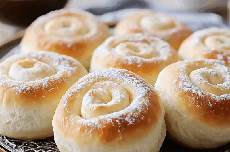 Vanilla Pan de Mallorca Rolls